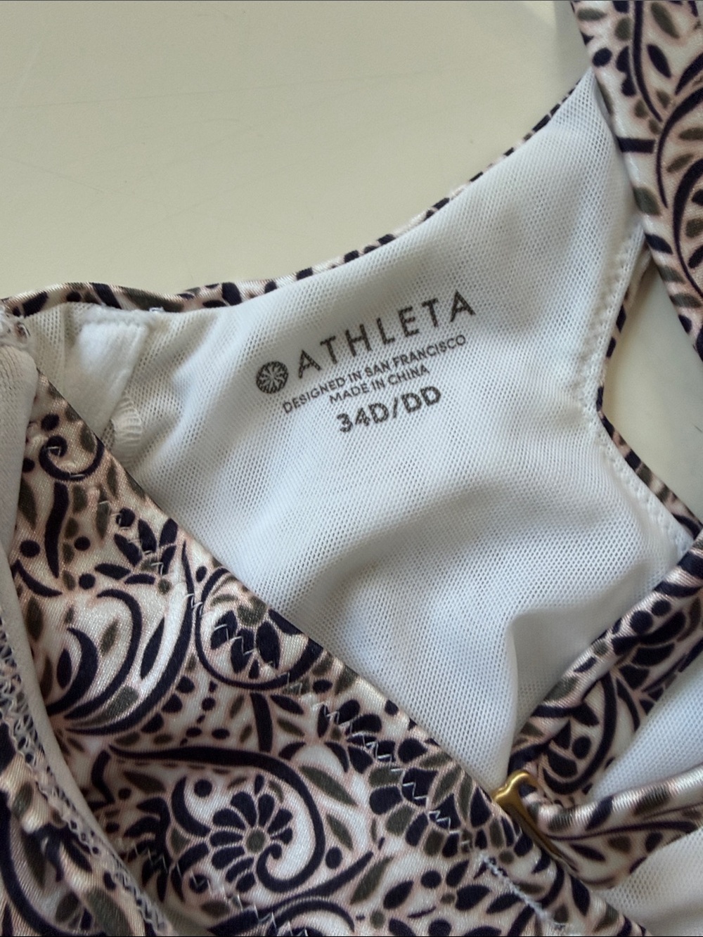 Athleta Aqualuxe Batik Swim Top - Picture 3 of 7